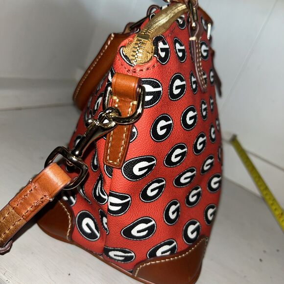 UGA Dooney & Bourke Charlie Handbag Zip Satchel Medium Purse GO DAWGS! - Picture 3 of 13